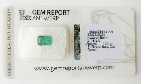 Emerald 1.34ct GRA Certified