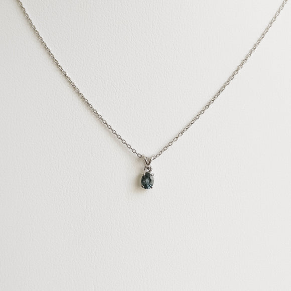 0.26ct Sapphire Necklace with Pendant