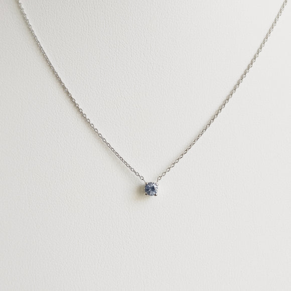 0.27ct Sapphire Necklace with Pendant