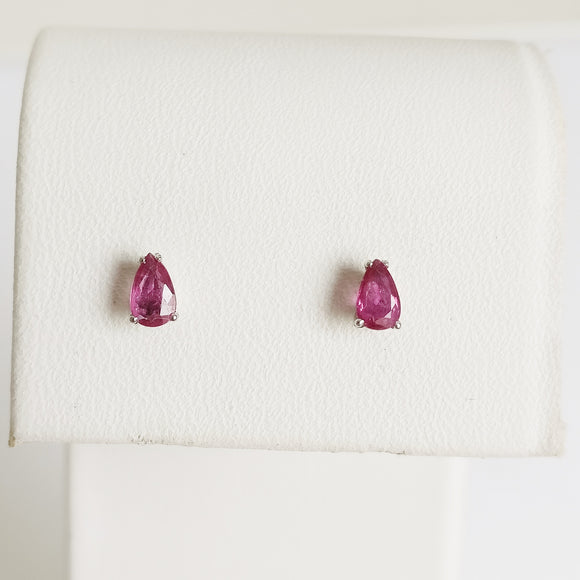 0.37ct Ruby Earrings