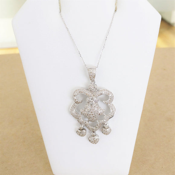 2.91ct Diamond Necklace with pendant