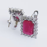 6.03ct Ruby Earrings