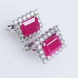 6.03ct Ruby Earrings