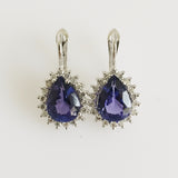 5.53ct Tanzanite and Diamond Earrings