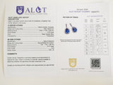 5.53ct Tanzanite and Diamond Earrings