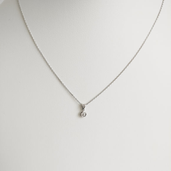 0.14ct Diamond Necklace with Pendant