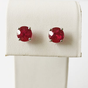 4.36ct Ruby Earrings