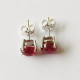 5.25ct Ruby Earrings