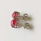 5.25ct Ruby Earrings