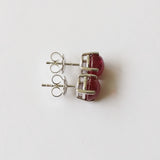 5.25ct Ruby Earrings