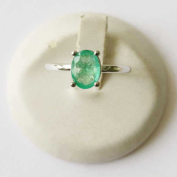 0.80ct Emerald Ring