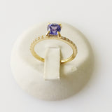 1.10ct Tanzanite and Diamond Ring