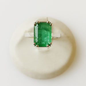 4.11ct Emerald Ring