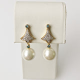 16.70ct Pearl and Diamond Earrings