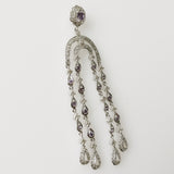 2.04ct Cubic Zirconia and Diamond Pendant