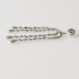 2.04ct Cubic Zirconia and Diamond Pendant