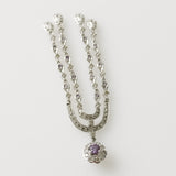 2.04ct Cubic Zirconia and Diamond Pendant