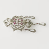 2.26ct Sapphire and Diamond Pendant
