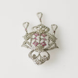 2.26ct Sapphire and Diamond Pendant
