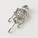 2.26ct Sapphire and Diamond Pendant