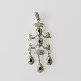 3.36ct Sapphire and Diamond Pendant