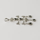 3.36ct Sapphire and Diamond Pendant