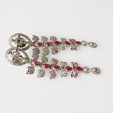 10.81ct Ruby and Diamond Earrings