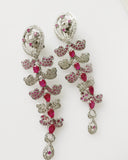 10.81ct Ruby and Diamond Earrings