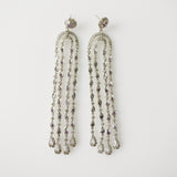 6.64ct Cubic Zirconia and Diamond Earrings