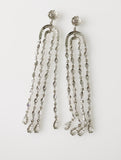 6.64ct Cubic Zirconia and Diamond Earrings