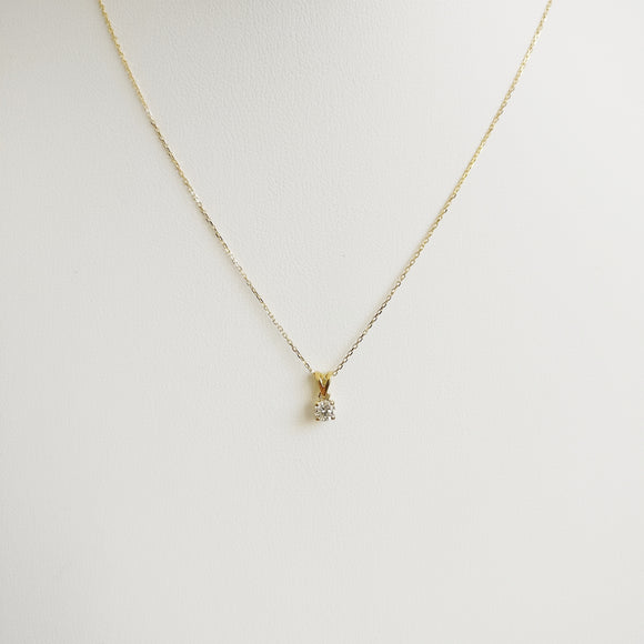 0.26ct Diamond Necklace with Pendant