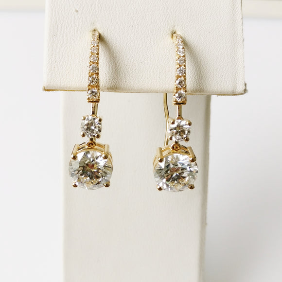 4.55ct Diamond Earrings