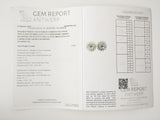 10.76ct Diamond Earrings
