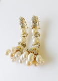 94.83ct Pearl and Diamond Earrings