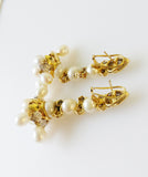 94.83ct Pearl and Diamond Earrings