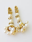 94.83ct Pearl and Diamond Earrings