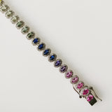 12.86ct Sapphire and Diamond Bracelet