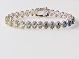 12.86ct Sapphire and Diamond Bracelet