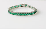 18.53ct Emerald and Diamond Bracelet