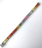 29.05ct Sapphire and Diamond Bracelet