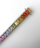 29.05ct Sapphire and Diamond Bracelet