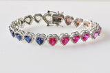 14.79ct Sapphire and Diamond Bracelet