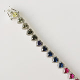 14.79ct Sapphire and Diamond Bracelet