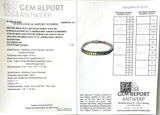 22.01ct Sapphire and Ruby and Diamond Bracelet