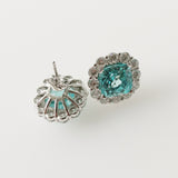 16.80ct Paraiba and Diamond Earrings