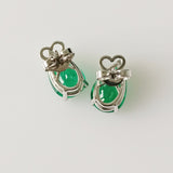9.94ct Emerald Earrings