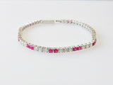 6.51ct Diamond and Ruby Bracelet