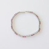 6.51ct Diamond and Ruby Bracelet