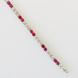 6.51ct Diamond and Ruby Bracelet