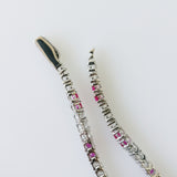 6.51ct Diamond and Ruby Bracelet